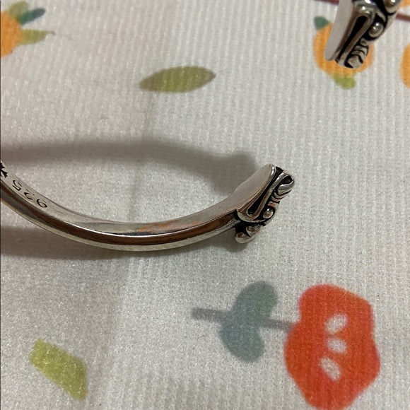 Chrome Hearts Double-Headed Dog Sterling Silver Bangle - Picture 6 of 9